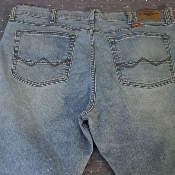 Wrangler Slim Straight Light Blue Denim Jeans size 38 - Picture 5 of 7
